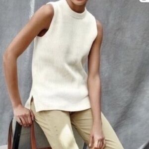 J Crew Cotton Wool Blend Sweater Tank